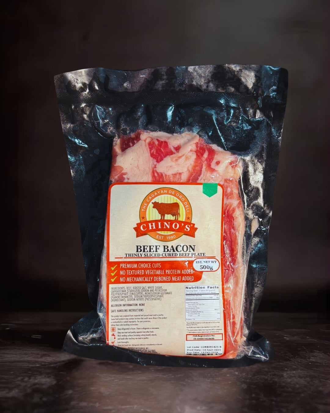 Beef Bacon (500g)